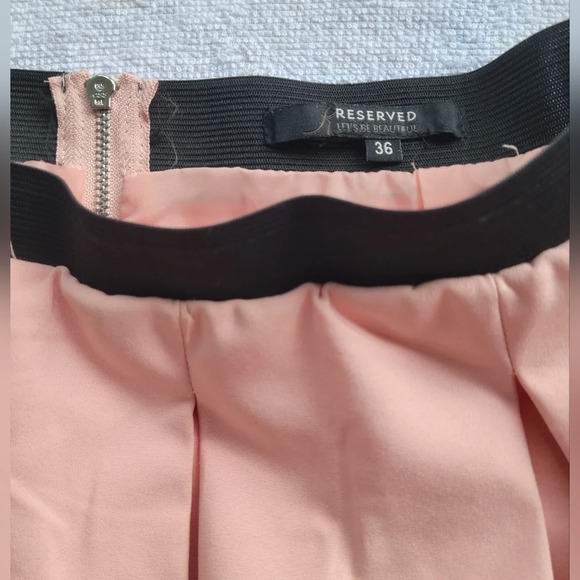Reserved Pink Skirt  Let's Be Beautiful Skater Skirt Barbiecore Bobby Socks 36 - Picture 6 of 11